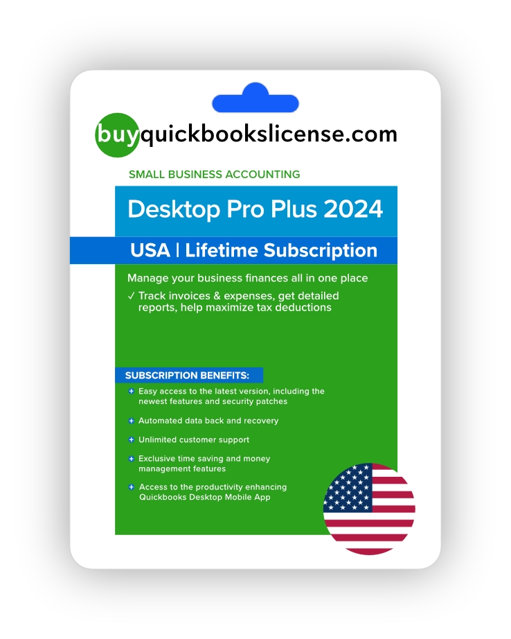 QuickBooks Desktop Pro Plus 2024 Software Package